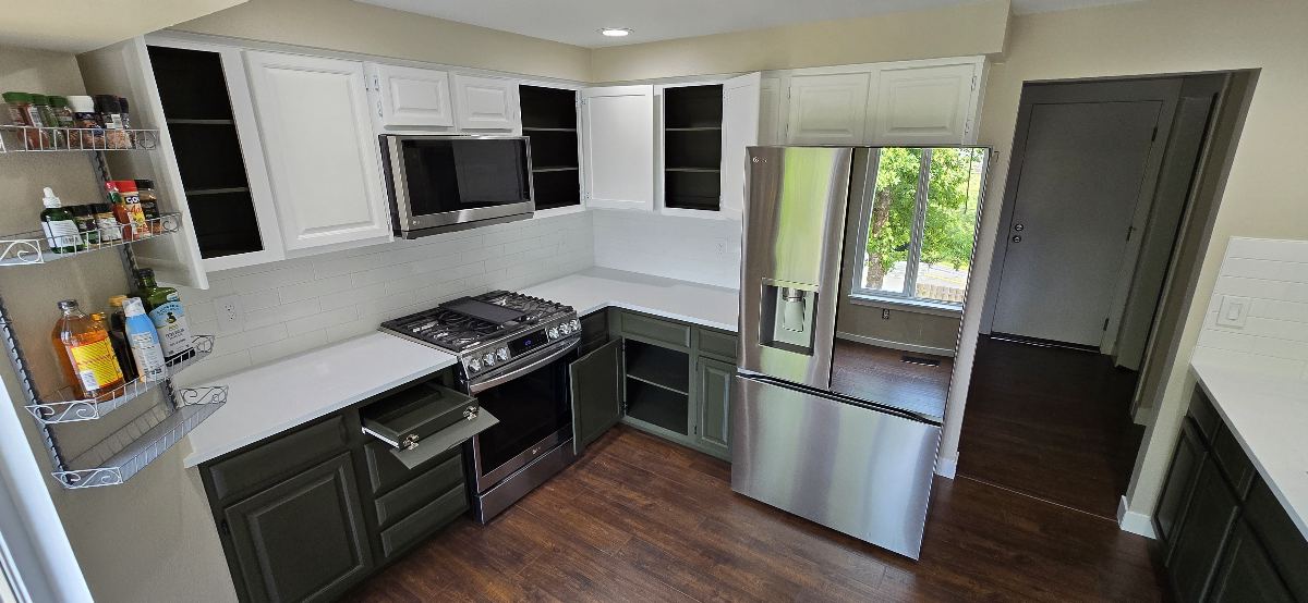 Two-Tone Kitchen after