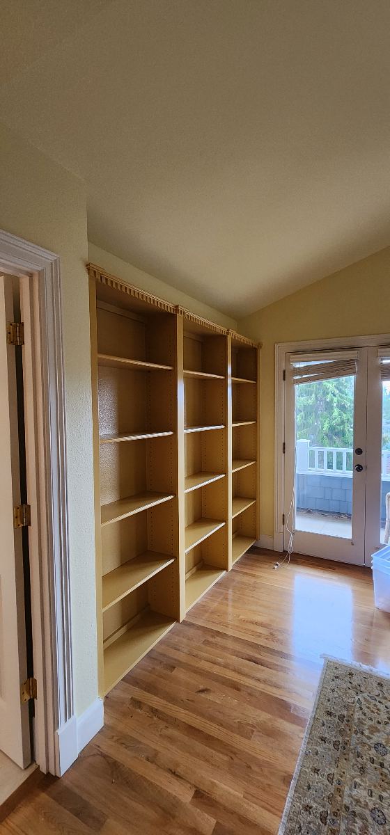 Built-In Shelving after