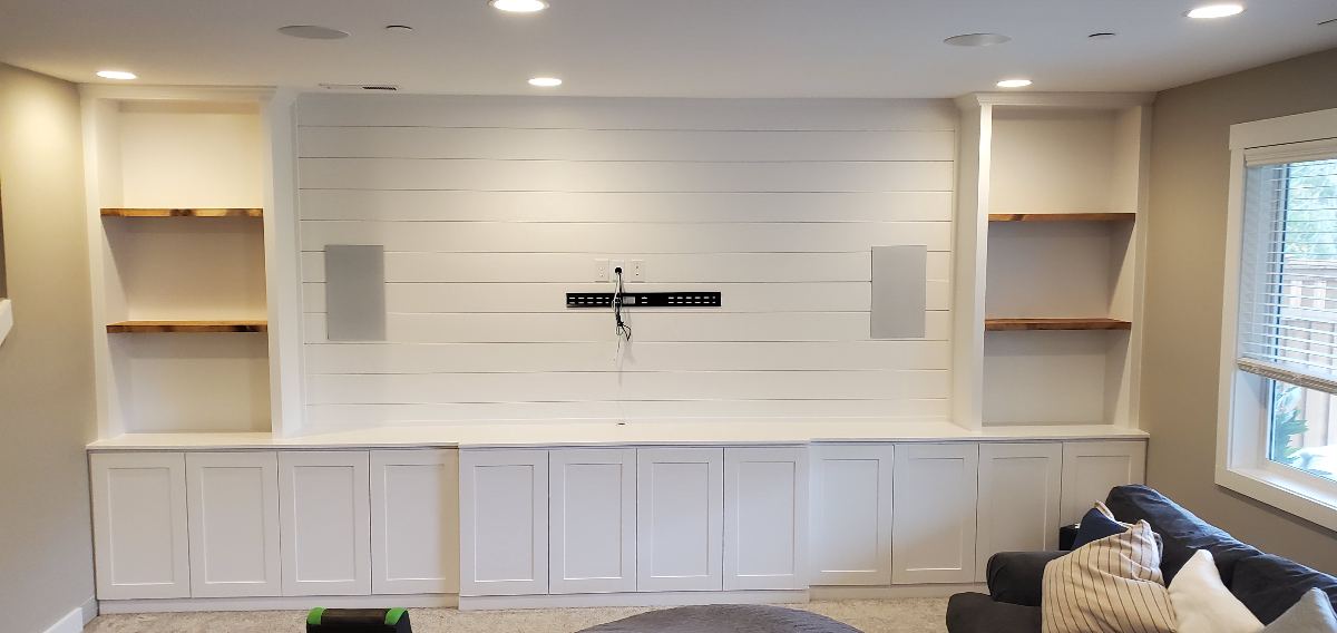 Media Wall & Built-Ins after