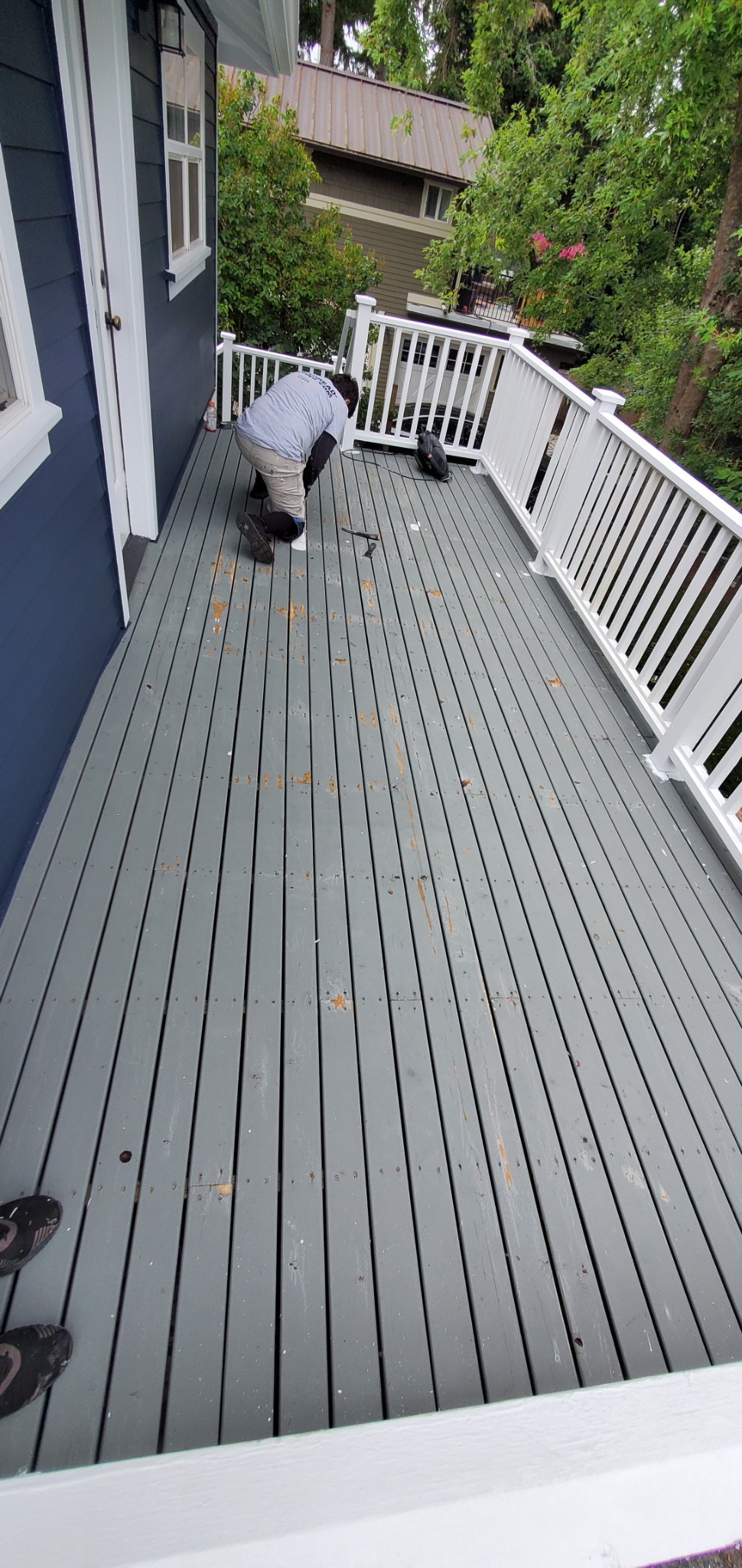 Deck Restoration before