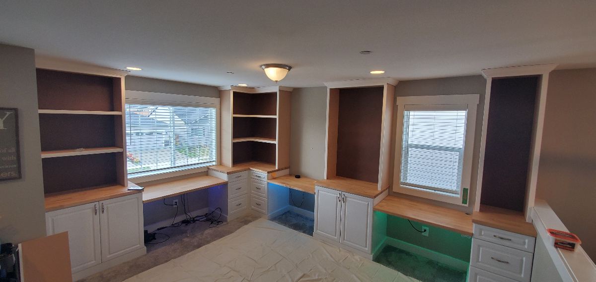 Customized Game Room before SEACOL finishing
