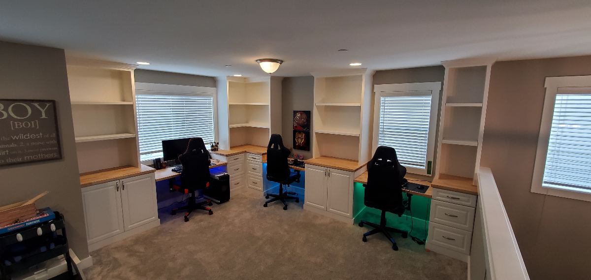 Customized Game Room after SEACOL finishing