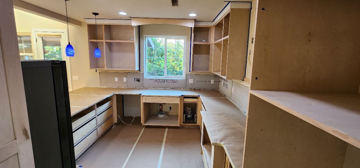 Custom Kitchen B before SEACOL finishing