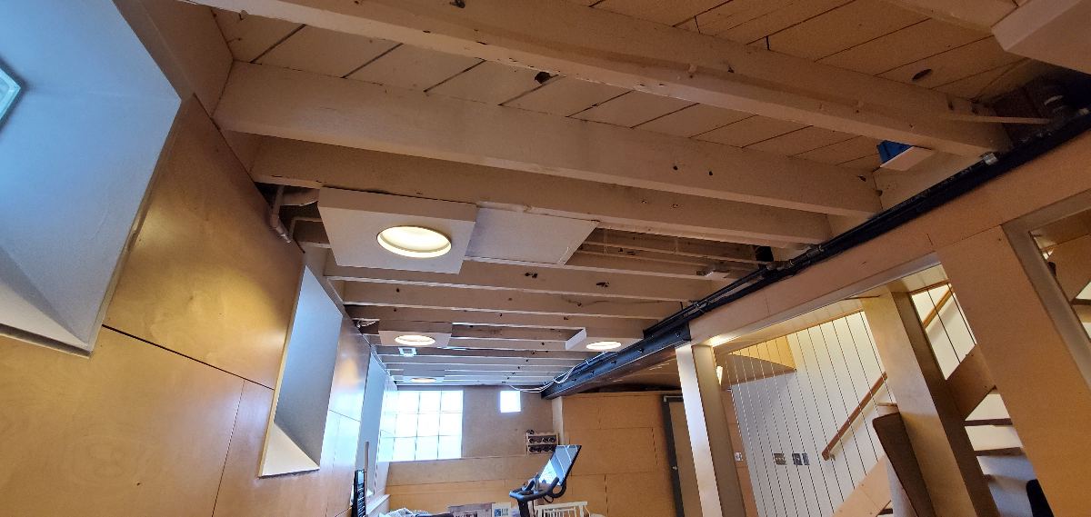 Basement Drywall Customization before SEACOL finishing