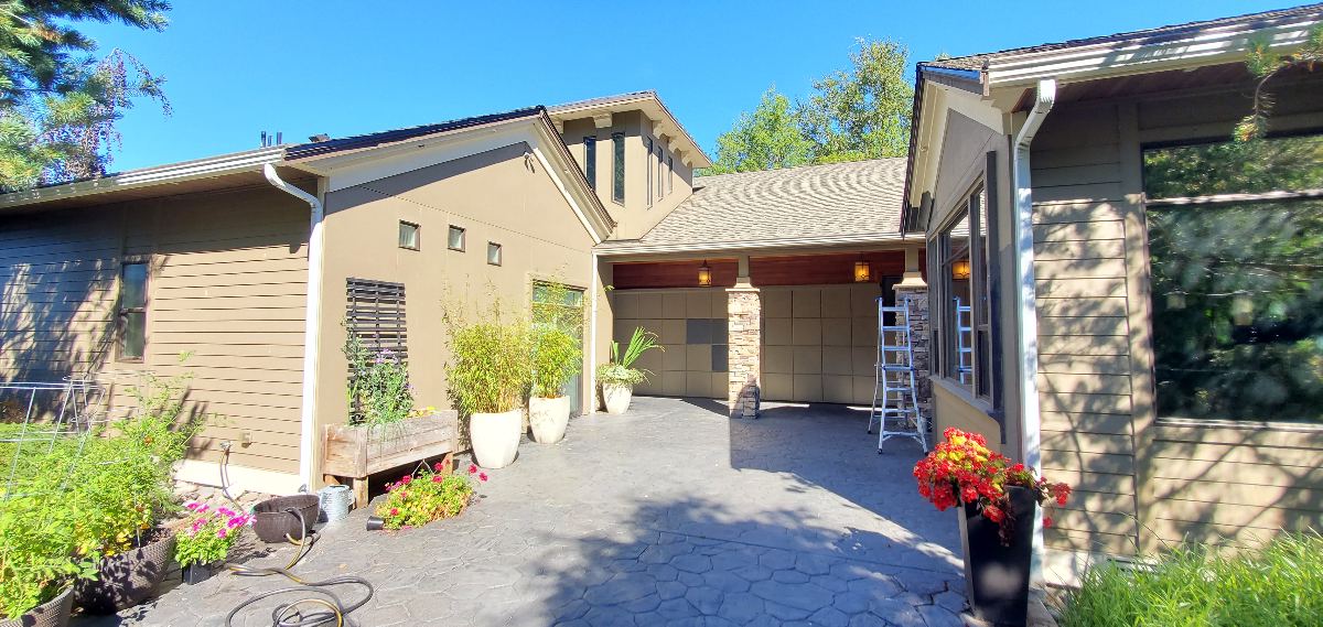 Courtyard Exterior before